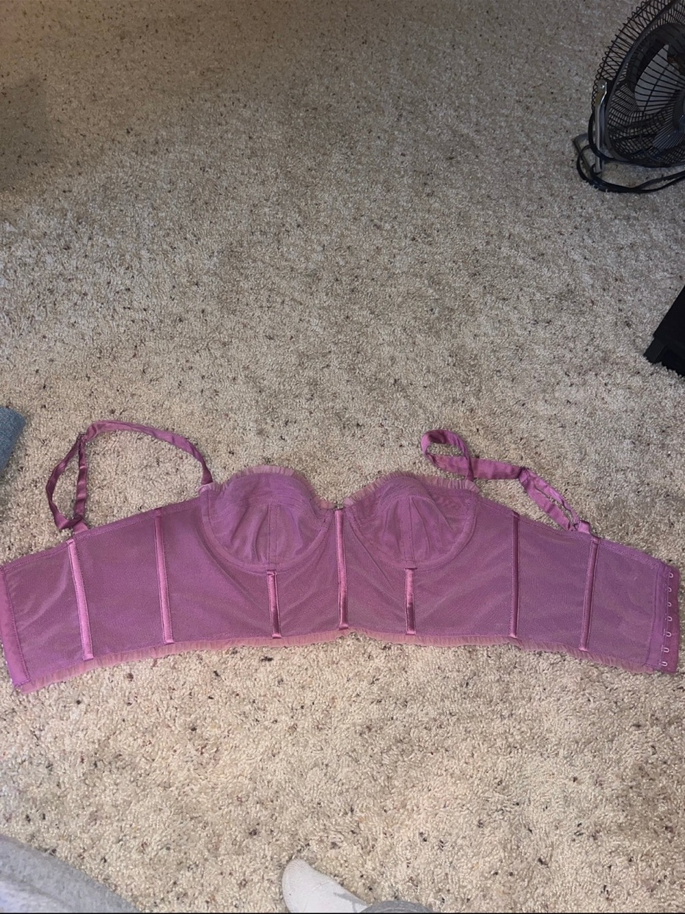 Oh Polly Purple Underwire Corset Top